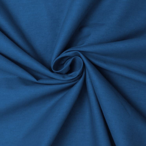 Простынь Поплин Синяя